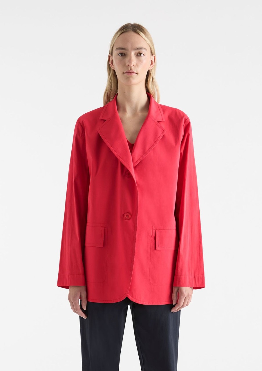 Clothing Mela Purdie | Mela Purdie Microprene Stretch Blazer