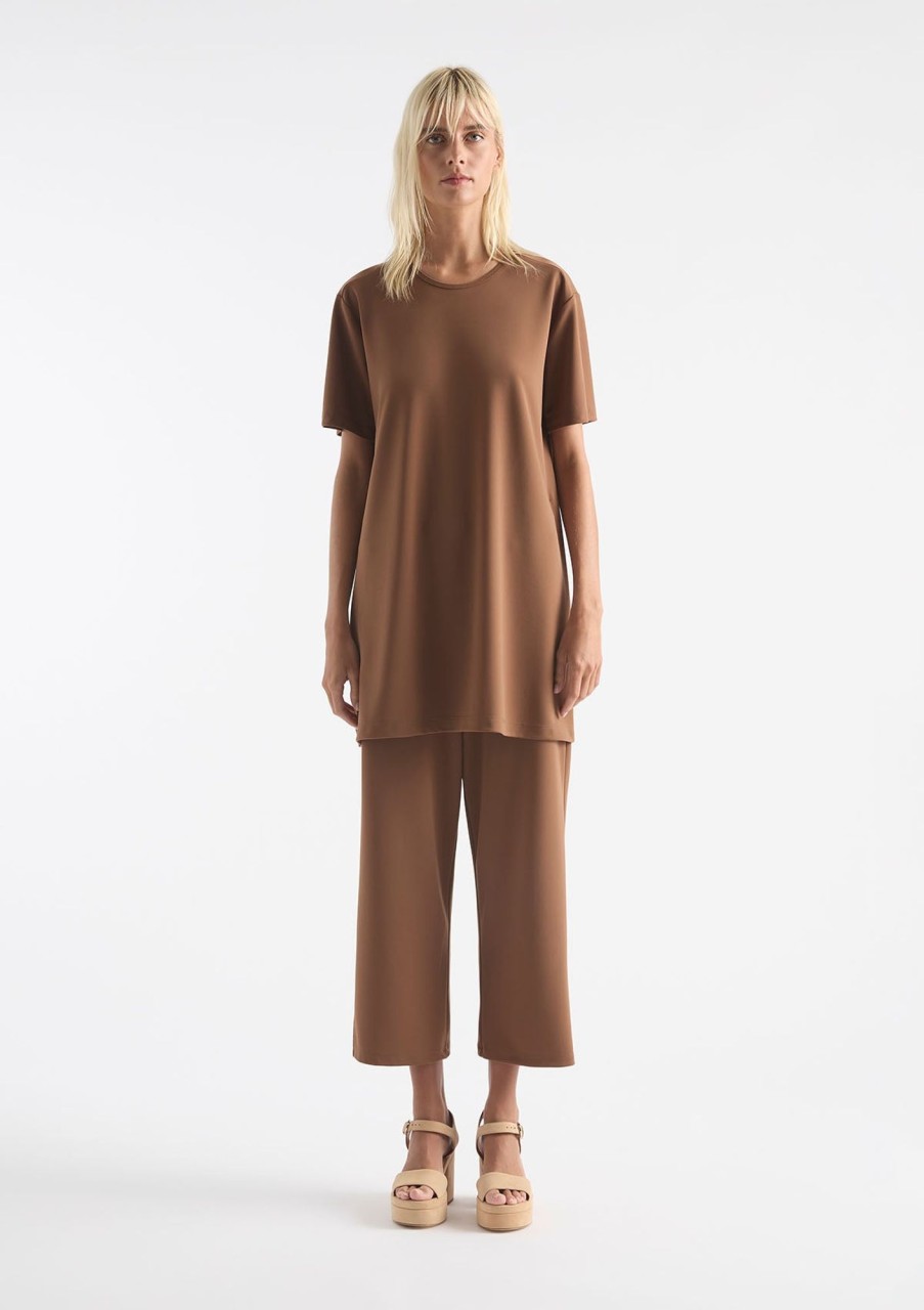 Clothing Mela Purdie | Mela Purdie Powder Knit Maxi Top Coffee