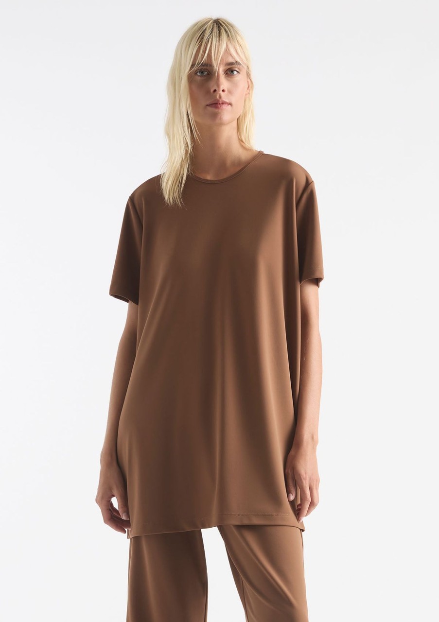 Clothing Mela Purdie | Mela Purdie Powder Knit Maxi Top Coffee