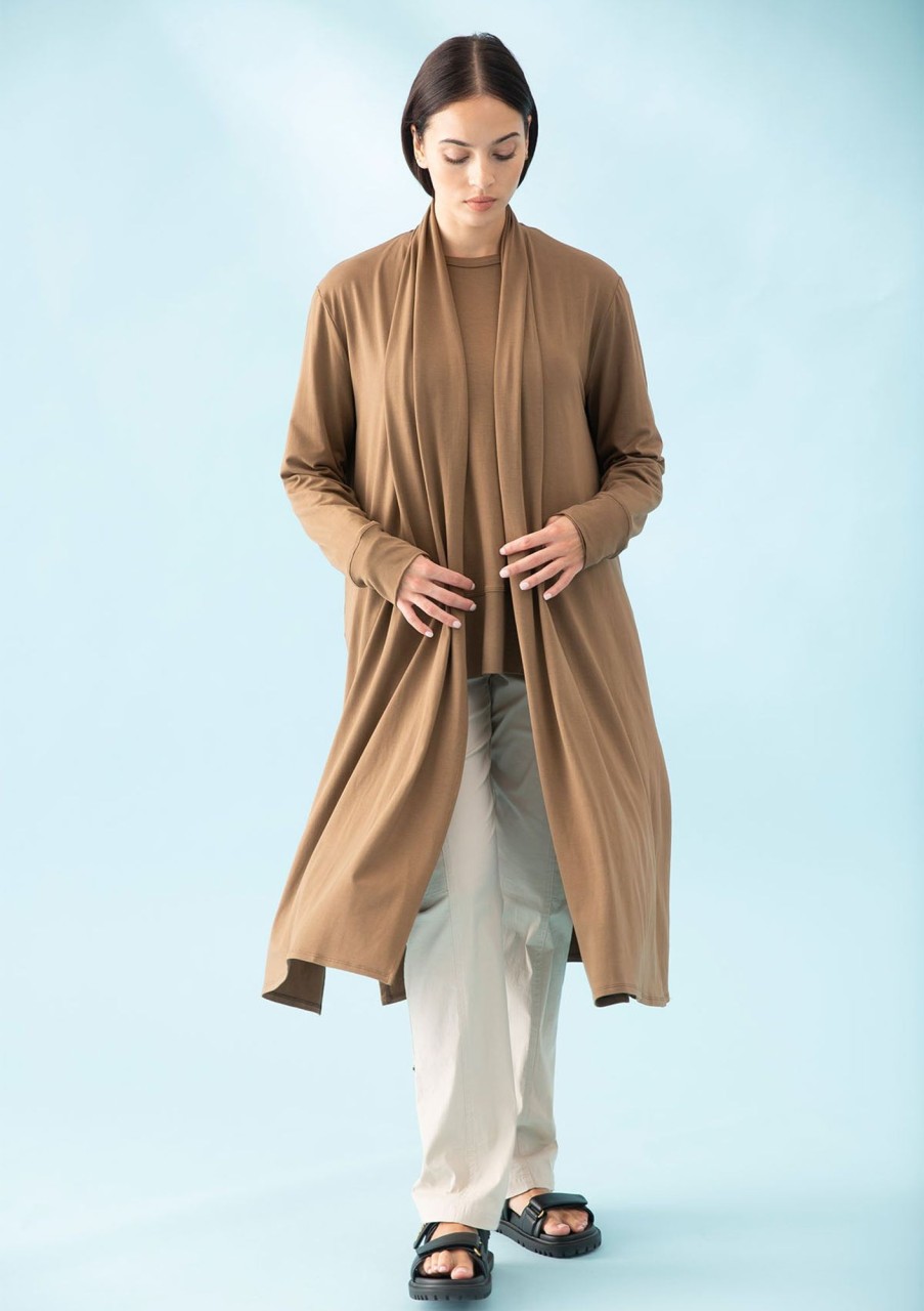 Clothing Mela Purdie | Mela Purdie Matte Jersey Maxi Coat