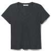 Clothing Perfect White Tee | Perfect White Tee Hendrix Basic V Neck Black