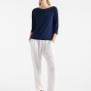 Clothing Mela Purdie | Mela Purdie Matte Jersey Relaxed Boatneck