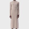 Clothing Elka Collective | Elka Collective Oslo Knit Dress Oatmarle