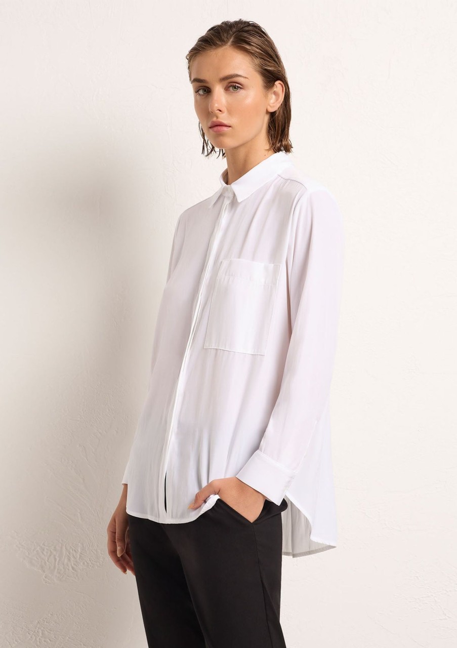 Clothing Mela Purdie | Mela Purdie Mache Single Pocket Shirt