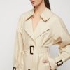 Clothing FRIEND of AUDREY | Friend Of Audrey Browne Oversized Trench Coat Bone