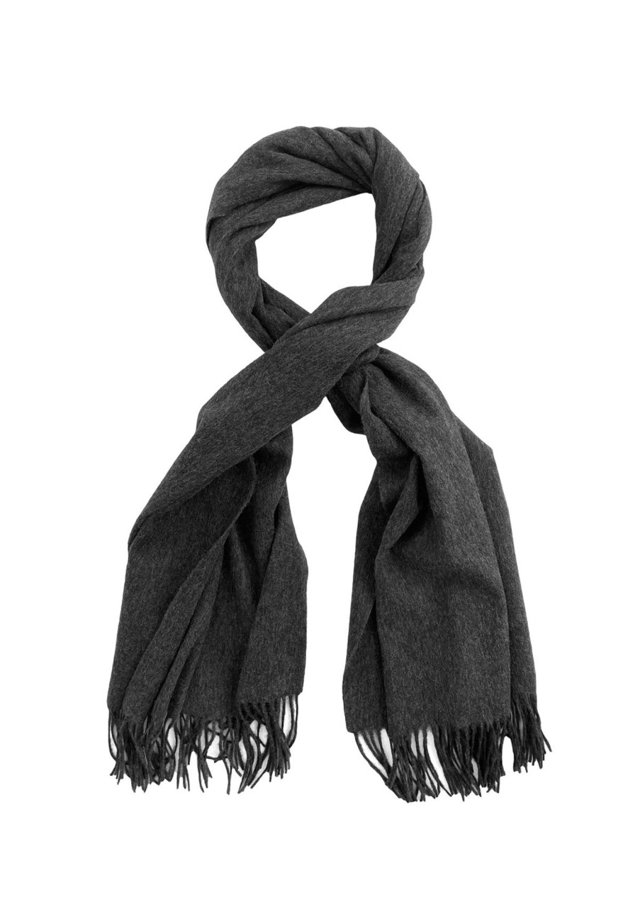 Accessories Good u0026 Co | Good U0026 Co Chunky Wool Scarf Charcoal