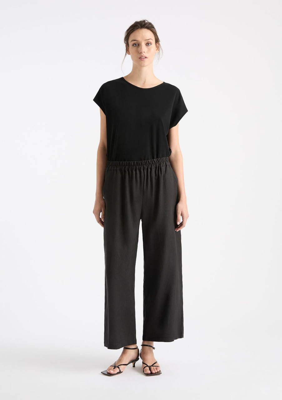 Clothing Mela Purdie | Mela Purdie Pure Linen Pace Pant