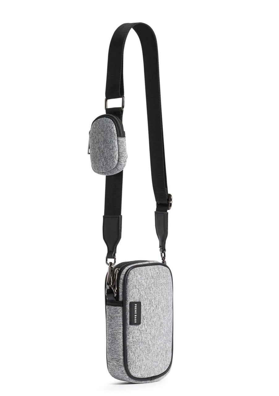 Accessories Prene Bags | Prene Bags Rebecca Judd The Ace Phone Pouch Grey Marle