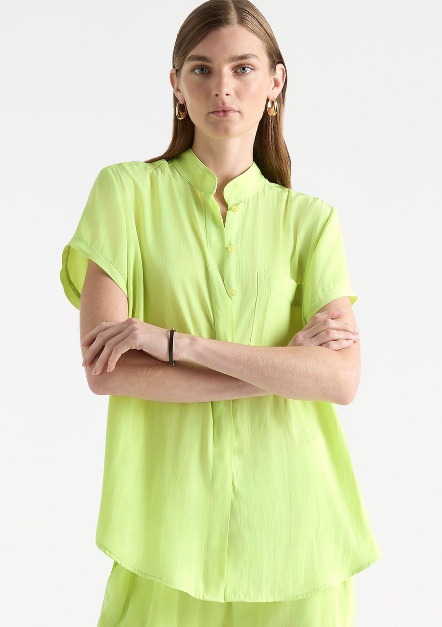 Clothing Mela Purdie | Mela Purdie Mache Stand Shirt