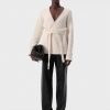 Clothing Elka Collective | Elka Collective Larsson Cardi Ivory Black