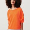 Clothing American Vintage | American Vintage Damsville Sweater Orange Fluo