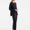 Clothing Mela Purdie | Mela Purdie Powder Knit 3/4 Pant Black