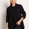 Clothing Mela Purdie | Mela Purdie Polished Ponte Profile Blazer Persimmon