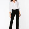 Clothing NYDJ | Nydj Marilyn Straight Jeans Black