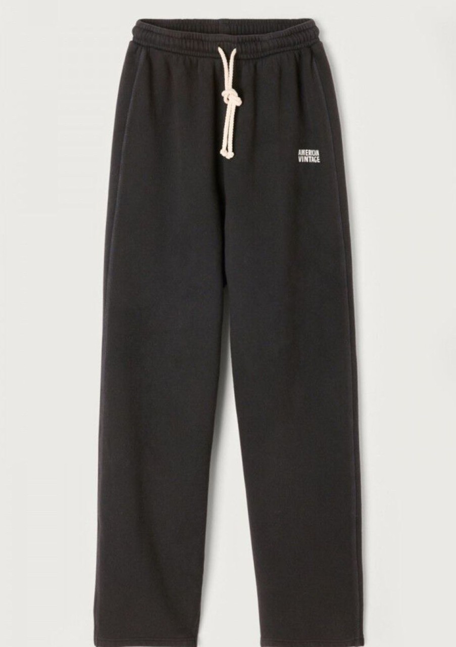 Clothing American Vintage | American Vintage Izubird Joggers Vintage Liquorice