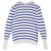 Clothing POL Clothing | Pol Clothing Willa Striped Knit Natural Marine