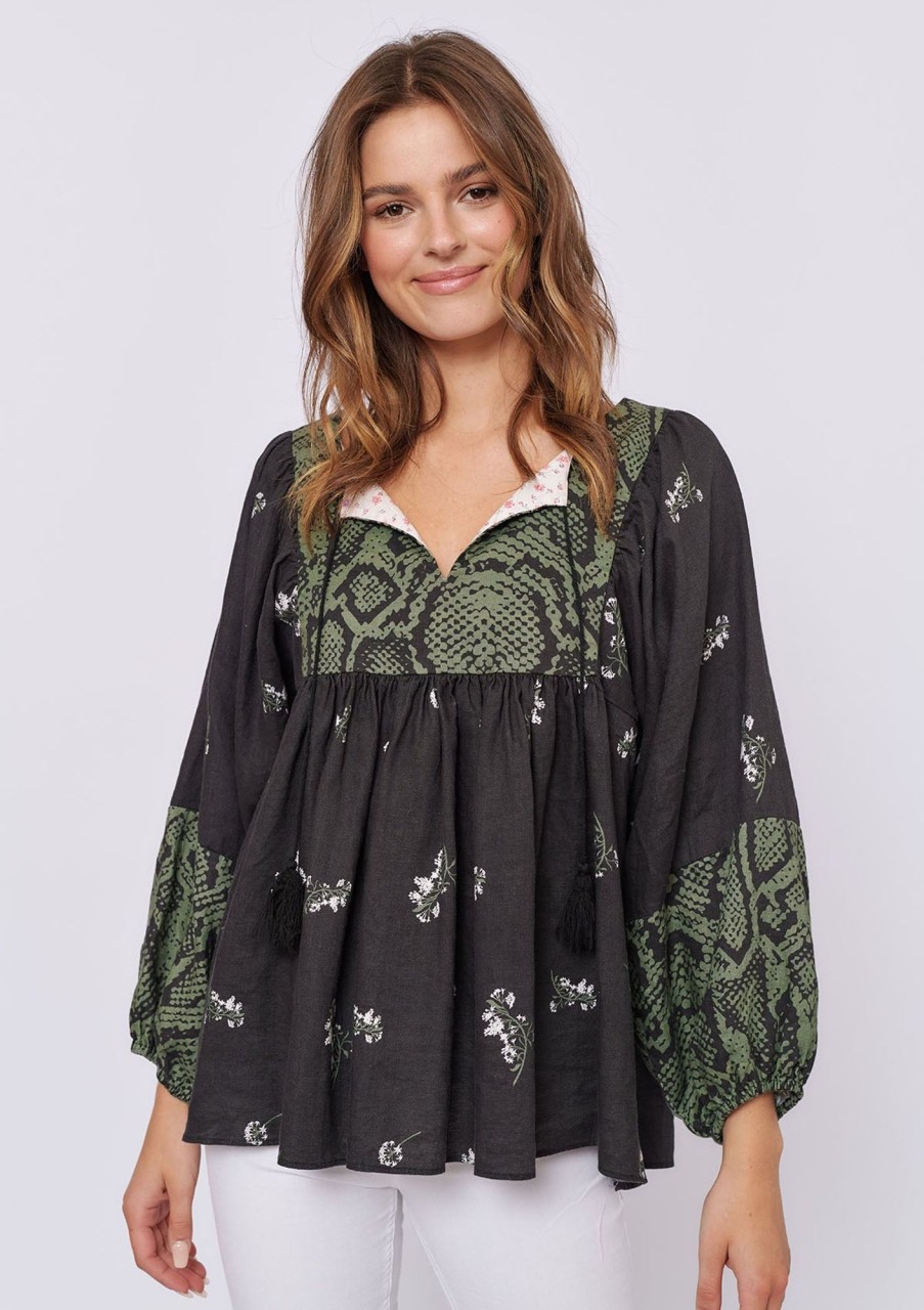 Clothing Alessandra | Alessandra Dandelion Top Splice