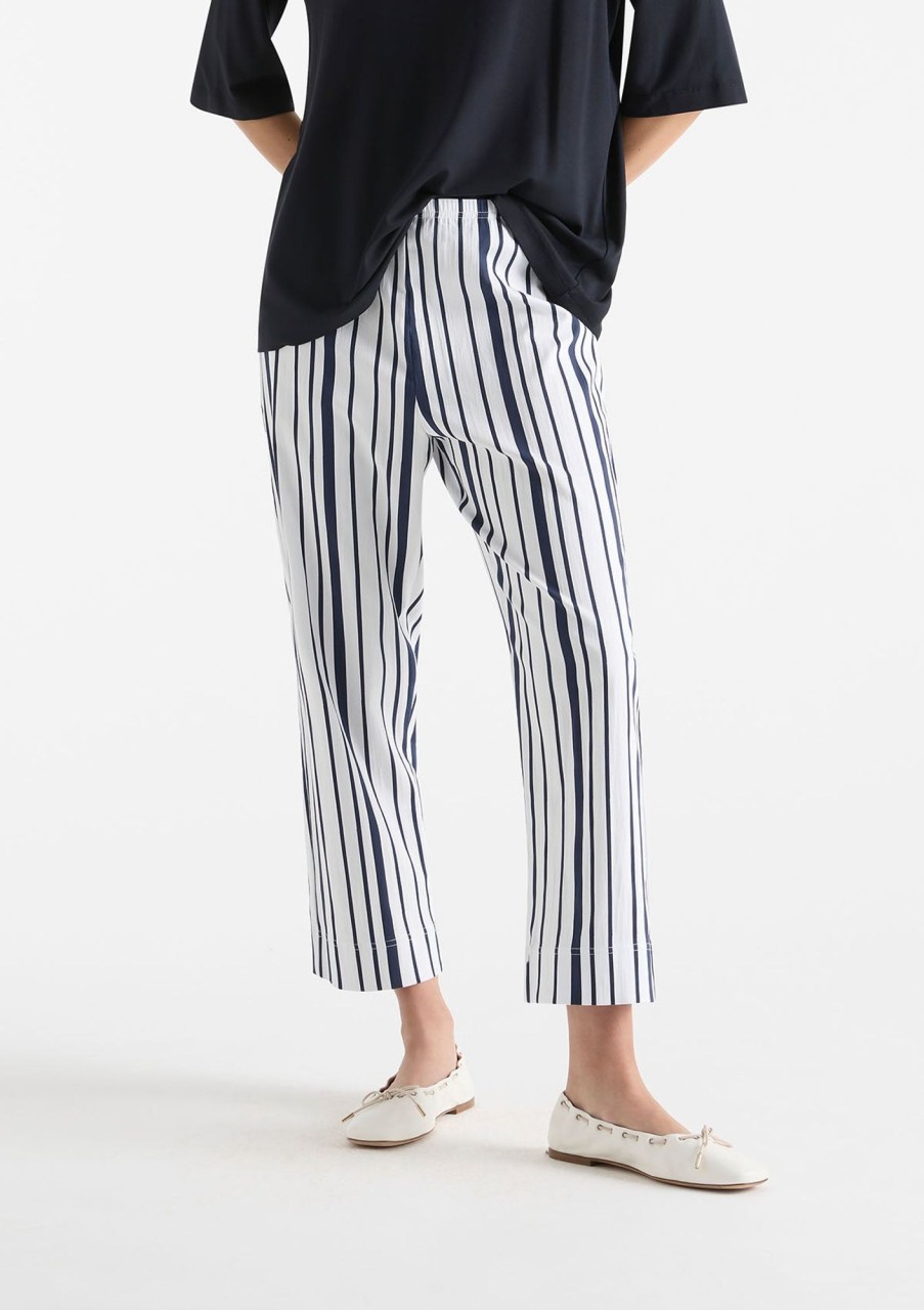 Clothing Mela Purdie | Mela Purdie Popilene Crop Shell Pant Rio Stripe