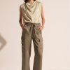 Clothing POL Clothing | Pol Clothing Clese Cargo Pant Khaki