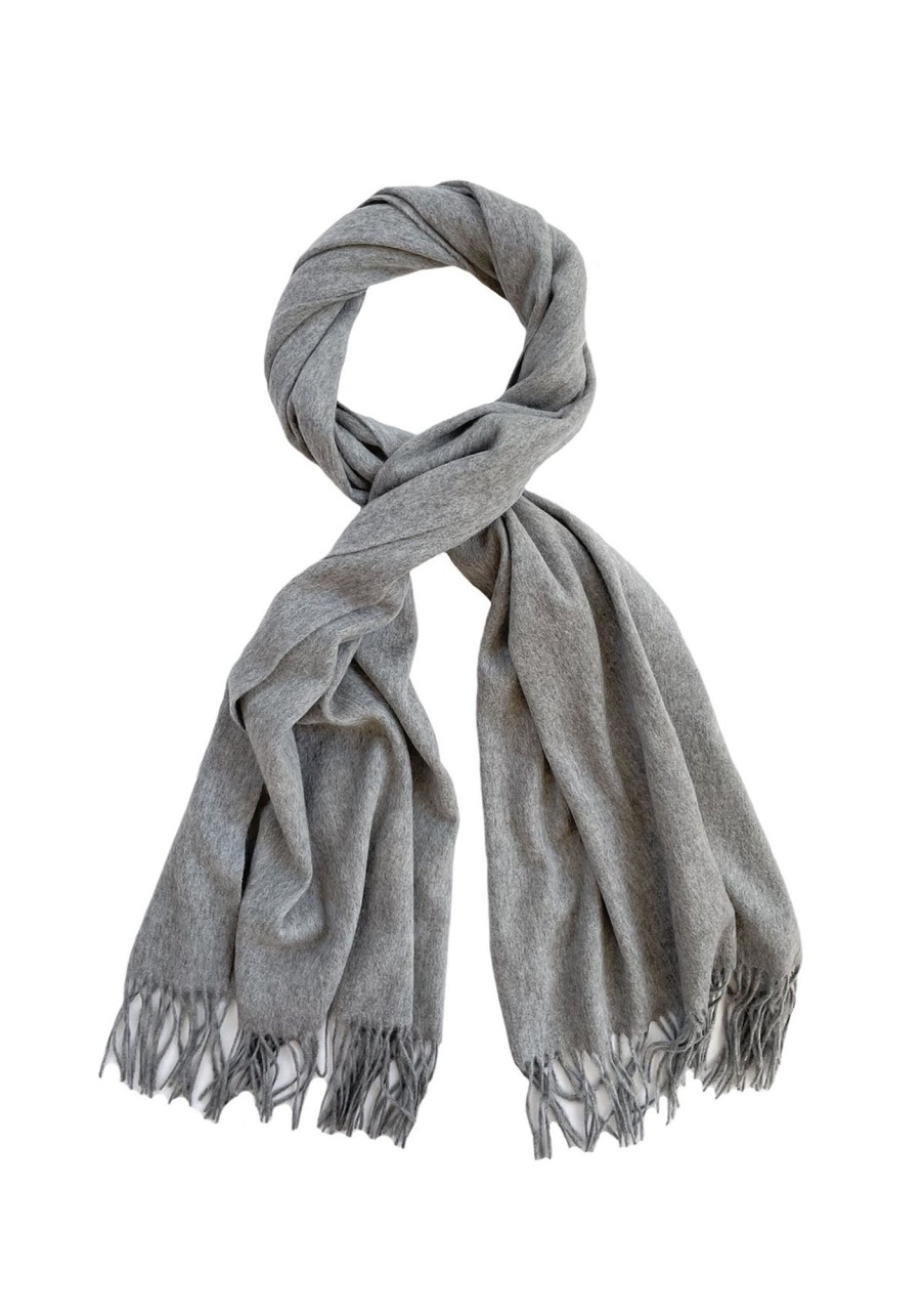 Accessories Good u0026 Co | Good U0026 Co Chunky Wool Scarf Grey