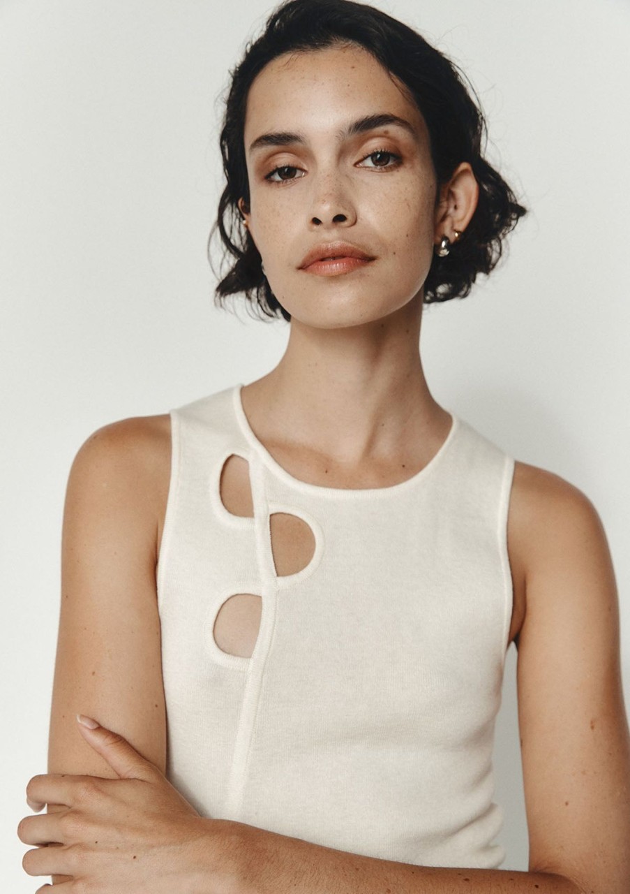 Clothing Marle | Marle Renzo Singlet Ivory