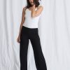 Clothing Mela Purdie | Mela Purdie Matte Jersey Palazzo Pants Black